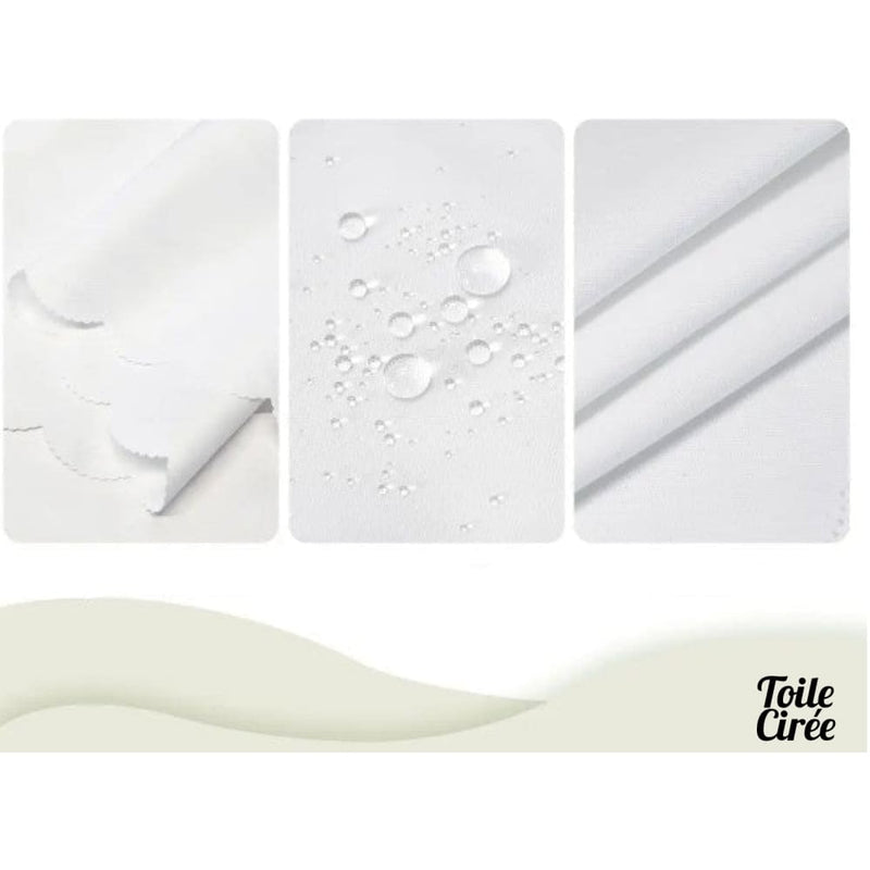 Nappe toile ciree citron