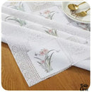 Nappe toile cirée dentelle