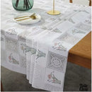 Nappe toile cirée dentelle