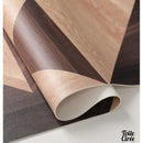 Nappe toile cirée effet bois