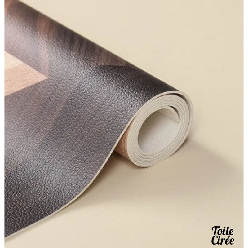 Nappe toile cirée effet bois