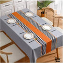 Nappe toile cirée orange