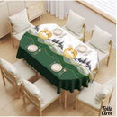 Nappe toile cirée ovale 140x200