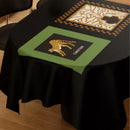 Nappe toile cirée ovale ethnique