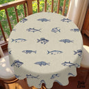 Nappe toile cirée poisson