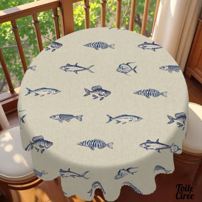 Nappe toile cirée poisson