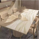 Nappe toile cirée rectangulaire beige