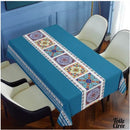 Nappe toile cirée rectangulaire grise