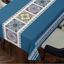 Nappe toile cirée rectangulaire grise