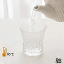 Nappe toile cirée ronde bleue unie