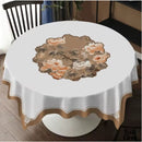 Nappe toile cirée ronde