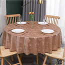 Nappe toile cirée ronde unie