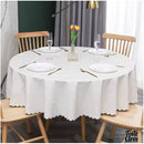 Nappe toile cirée ronde unie