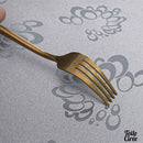 Nappe toile cirée ronde unie