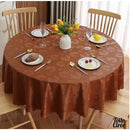 Nappe toile cirée ronde unie