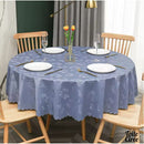 Nappe toile cirée ronde unie