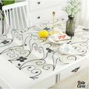 Nappe toile cirée transparente rectangulaire