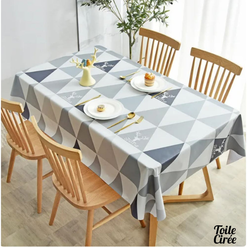 Nappe toile cirée triangle