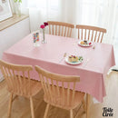 Nappe toile cirée unie rectangulaire