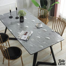 Nappe transparente toile cirée