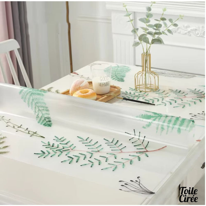 Nappe verre souple feuilles