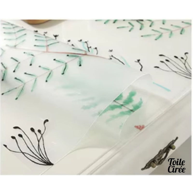 Nappe verre souple feuilles