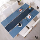 Nappe verre souple motif géométrique