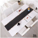 Nappe verre souple motif géométrique