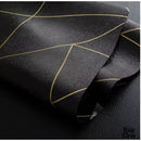 Nappe verre souple noire et or