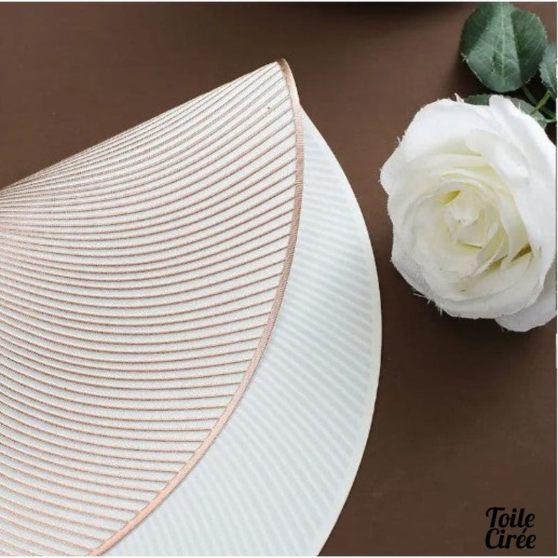 Napperons PVC fil tissé