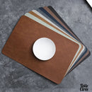 Set de table aspect cuir