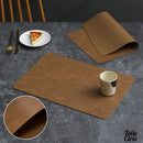 Set de table aspect cuir