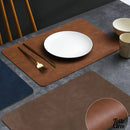 Set de table aspect cuir