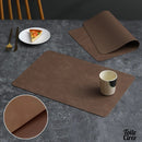 Set de table aspect cuir