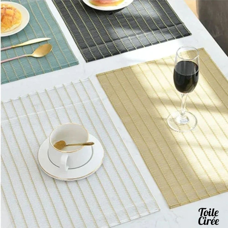 Set de table bambou PVC