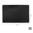 Set de table cuir noir