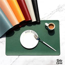 Set de table en toile cirée rectangulaire