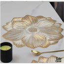 Set de table fleur PVC en relief