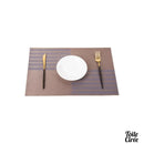 Set de table géométrique en PVC