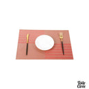 Set de table géométrique en PVC