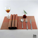 Set de table géométrique en PVC