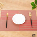 Set de table géométrique en PVC