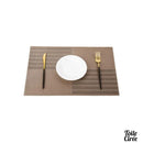 Set de table géométrique en PVC