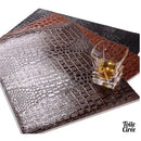 Set de table imitation croco