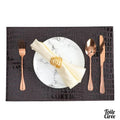 Set de table imitation croco