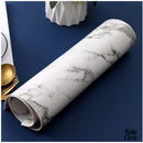 Set de table imitation marbre