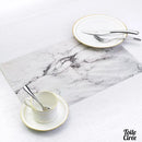 Set de table imitation marbre