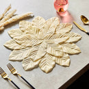 Set de table PVC fleur 3D