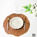 Set de table PVC imitation bois