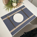 Set de table rectangulaire PVC